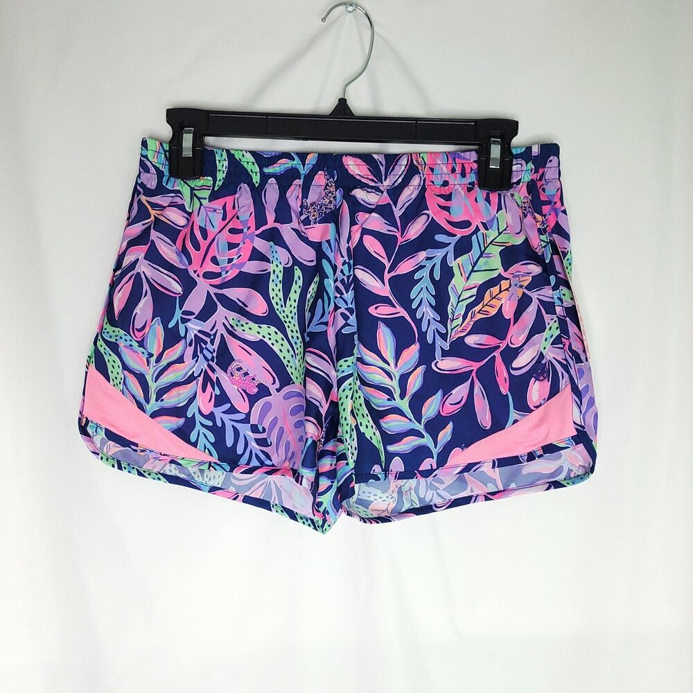 Lilly Pulitzer Luxletic Women's XS Ocean Trail Shorts NWT
